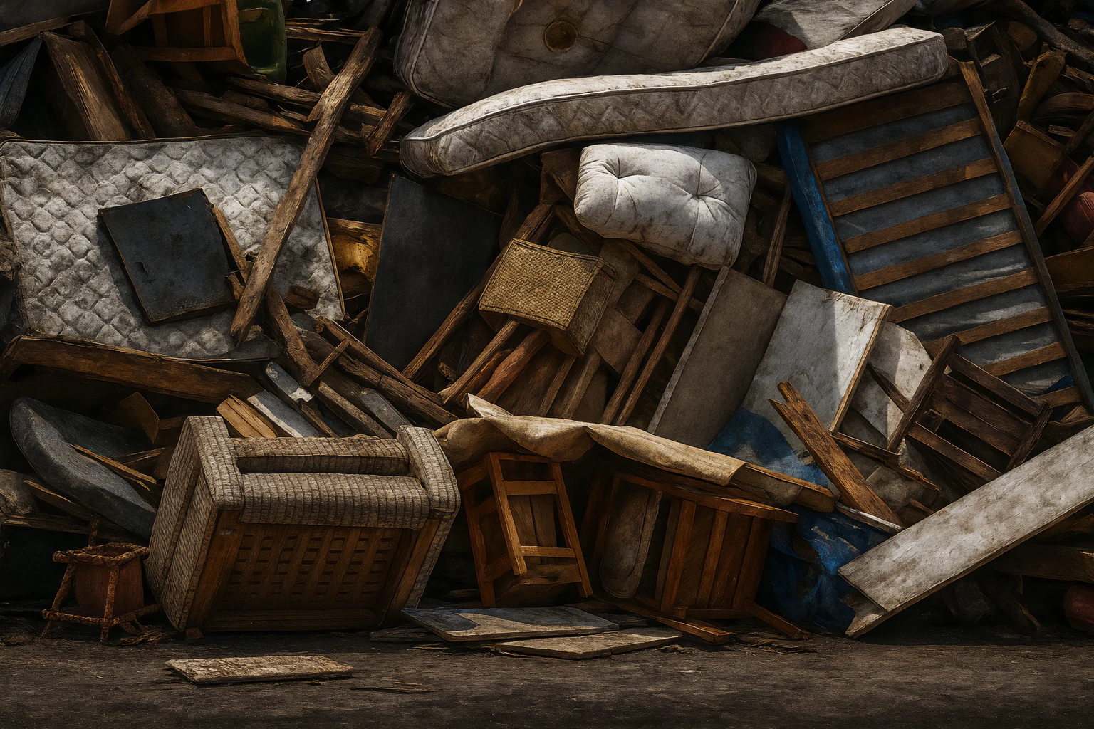 Broken and discarded chipboard furniture is filling up landfills in Australia.