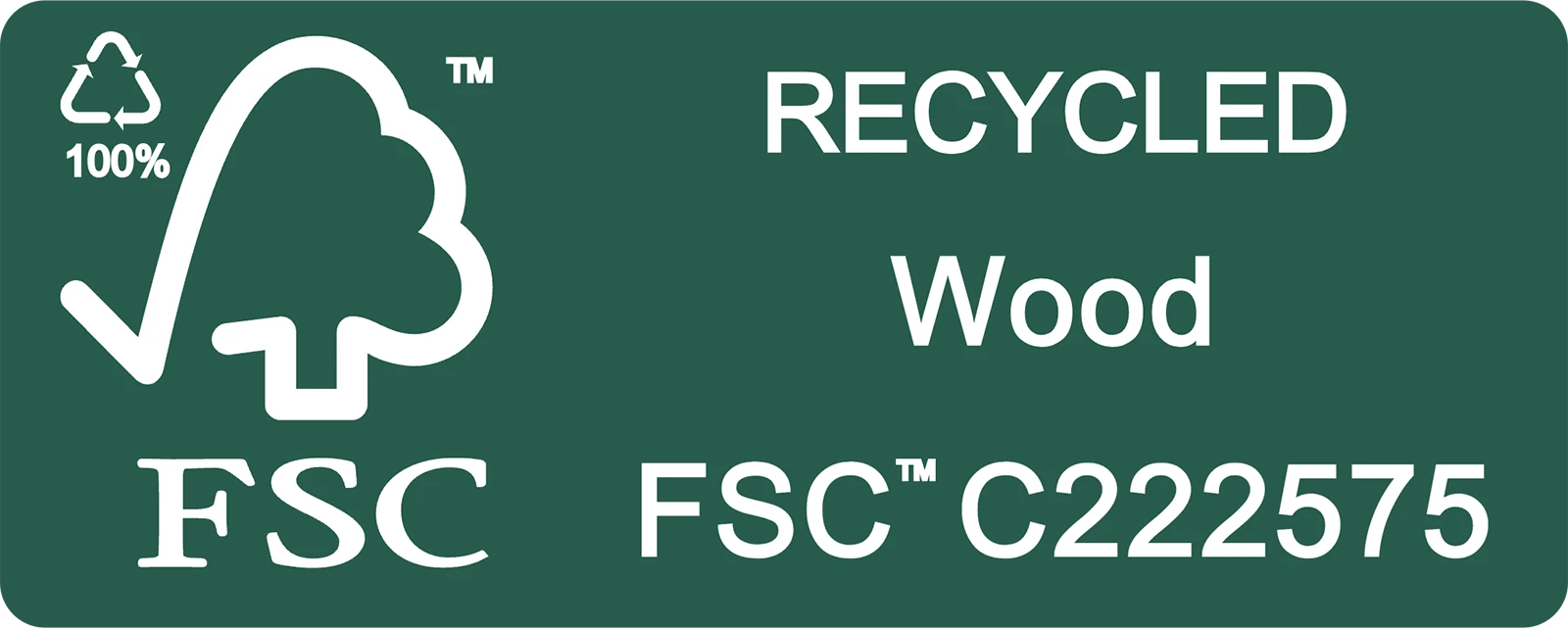 FSC Recycled label applied to Nusantara Lifestyle