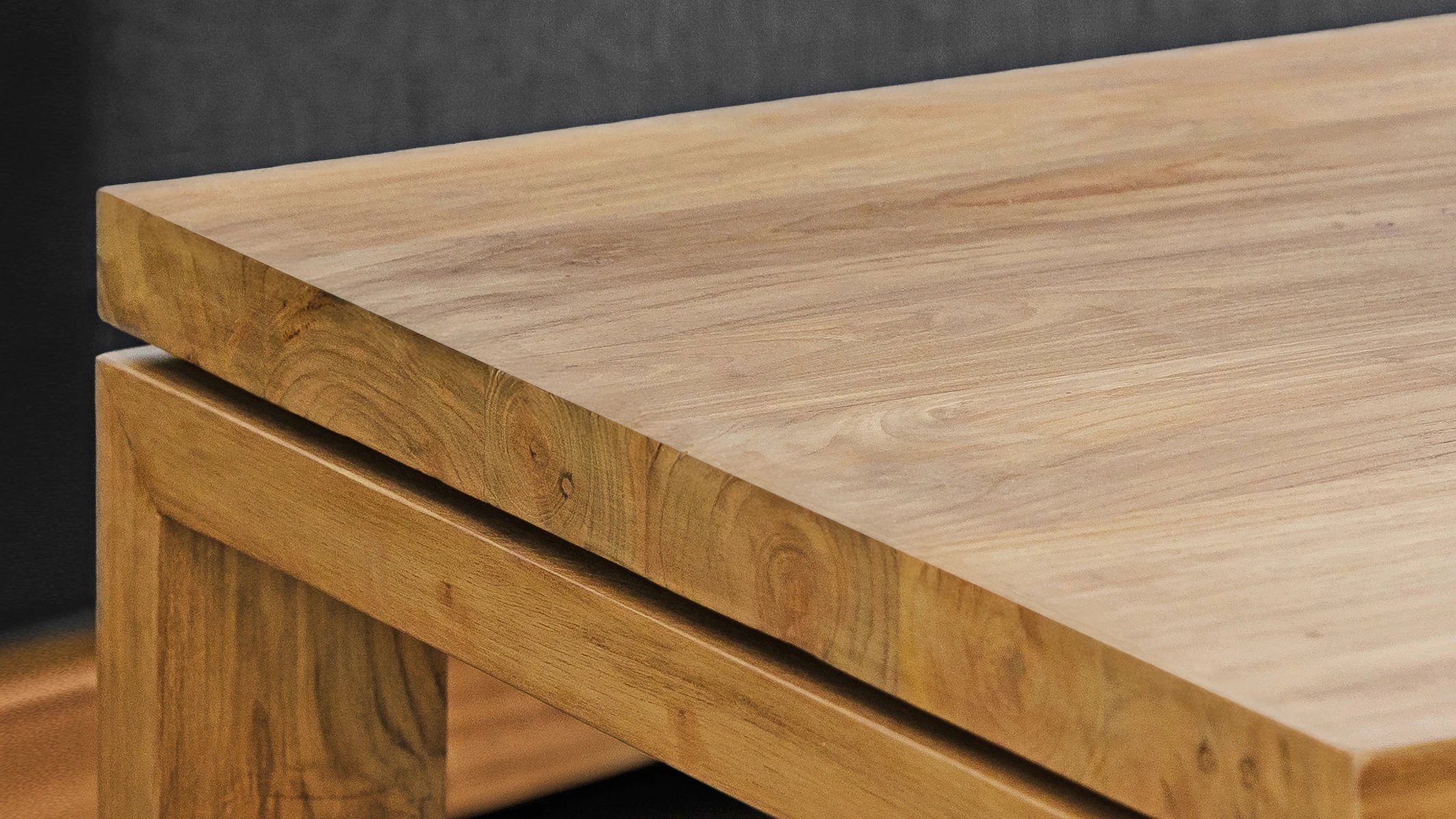 Reclaimed teak furniture from Nusantara Lifestyle showing natural grain and historic character